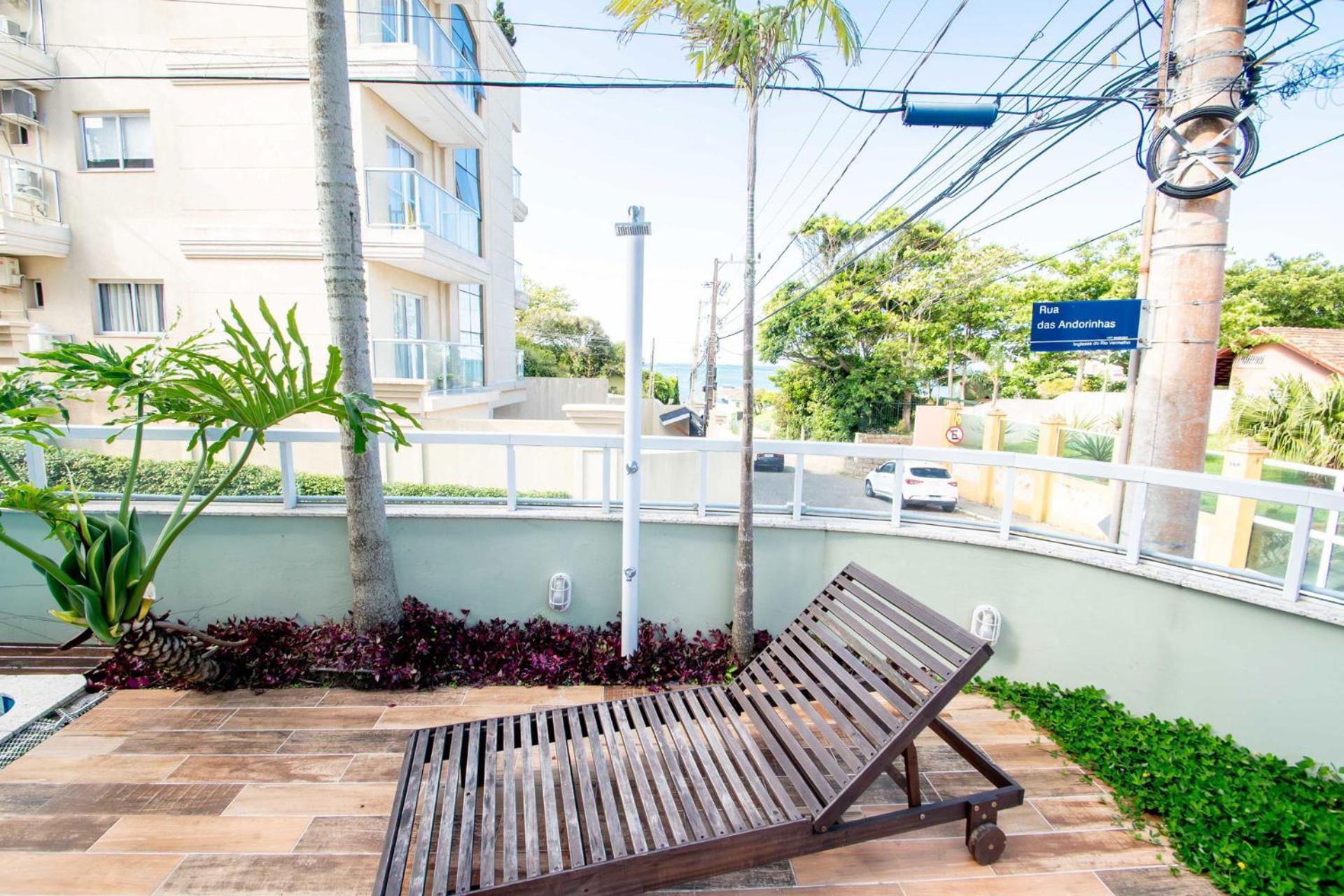 Jardim a 100m da Praia dos Ingleses Florianopolis Bagian luar foto
